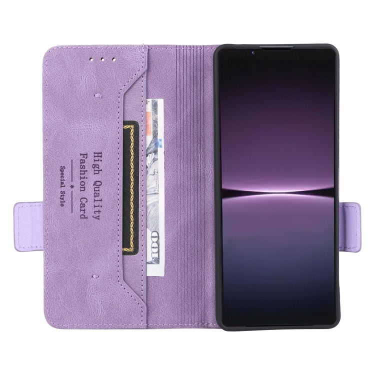 For Sony Xperia 1 V Magnetic Clasp Flip Leather Phone Case