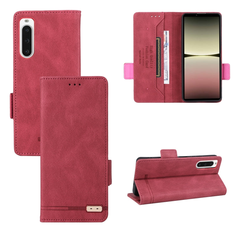 For Sony Xperia 10 V Magnetic Clasp Flip Leather Phone Case
