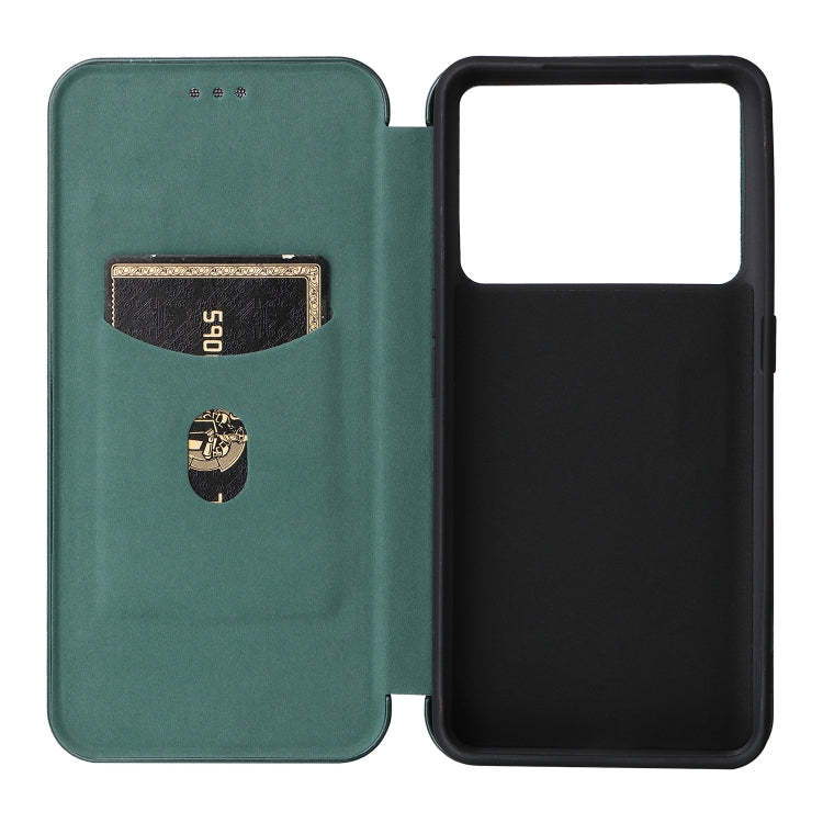 For Realme GT Neo 5 / Realme GT 3 Carbon Fiber Texture Flip Leather Phone Case