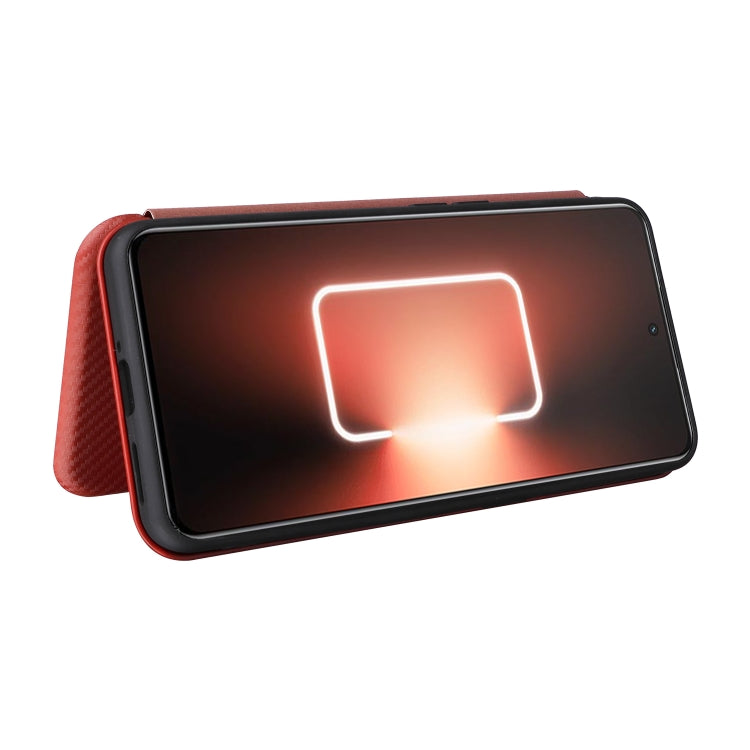 For Realme GT Neo 5 / Realme GT 3 Carbon Fiber Texture Flip Leather Phone Case