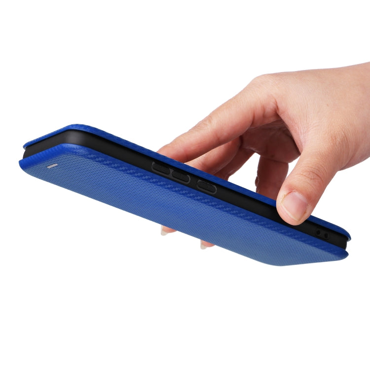 For Honor X5 Carbon Fiber Texture Flip Leather Phone Case