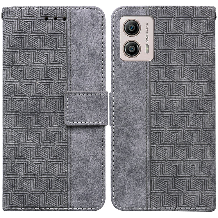 For Motorola Moto G13 / G23 / G53 Geometric Embossed Leather Phone Case