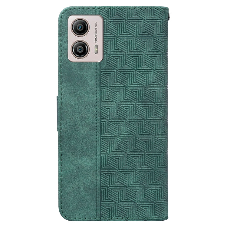 For Motorola Moto G13 / G23 / G53 Geometric Embossed Leather Phone Case