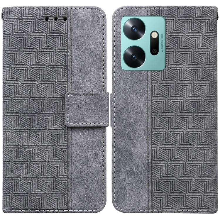 For Infinix Zero 20 Geometric Embossed Leather Phone Case