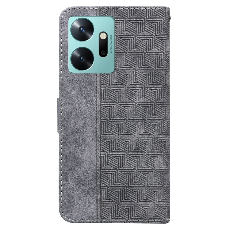 For Infinix Zero 20 Geometric Embossed Leather Phone Case