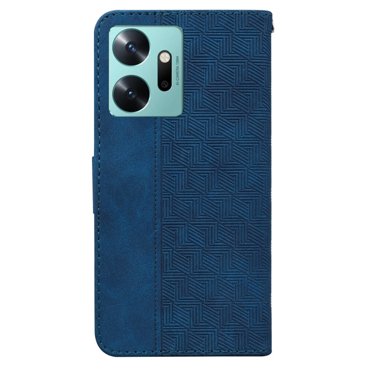 For Infinix Zero 20 Geometric Embossed Leather Phone Case