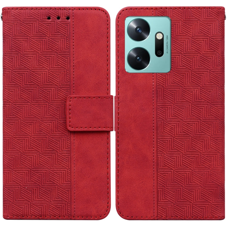 For Infinix Zero 20 Geometric Embossed Leather Phone Case