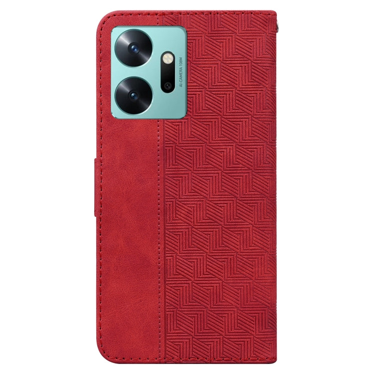 For Infinix Zero 20 Geometric Embossed Leather Phone Case