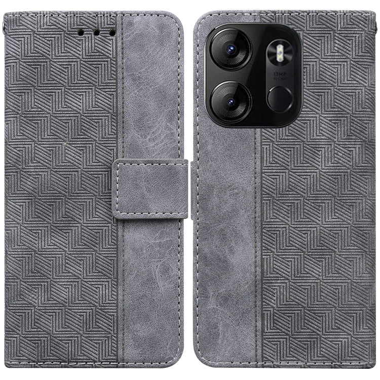 For Tecno Spark Go 2023 / Pop 7 Pro Geometric Embossed Leather Phone Case