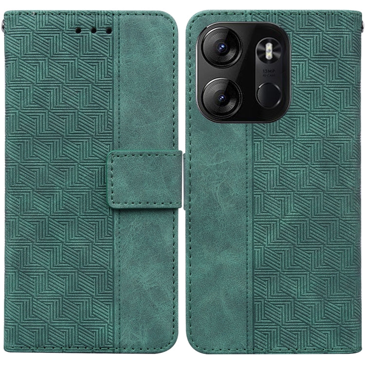 For Tecno Spark Go 2023 / Pop 7 Pro Geometric Embossed Leather Phone Case