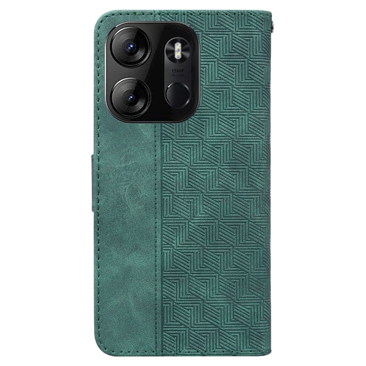 For Tecno Spark Go 2023 / Pop 7 Pro Geometric Embossed Leather Phone Case