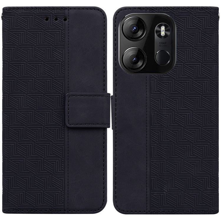For Tecno Spark Go 2023 / Pop 7 Pro Geometric Embossed Leather Phone Case