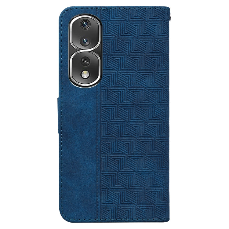 For Honor 80 Pro Geometric Embossed Leather Phone Case