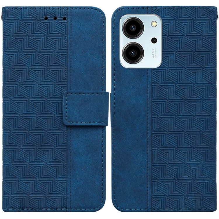 For Honor 80 SE Geometric Embossed Leather Phone Case