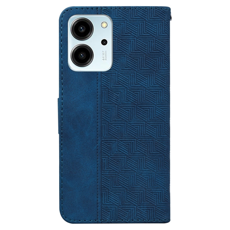 For Honor 80 SE Geometric Embossed Leather Phone Case