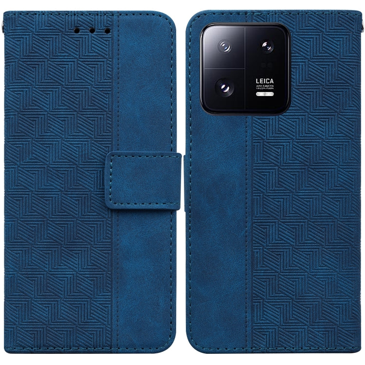 For Xiaomi 13 Pro Geometric Embossed Leather Phone Case