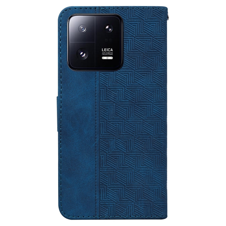 For Xiaomi 13 Pro Geometric Embossed Leather Phone Case