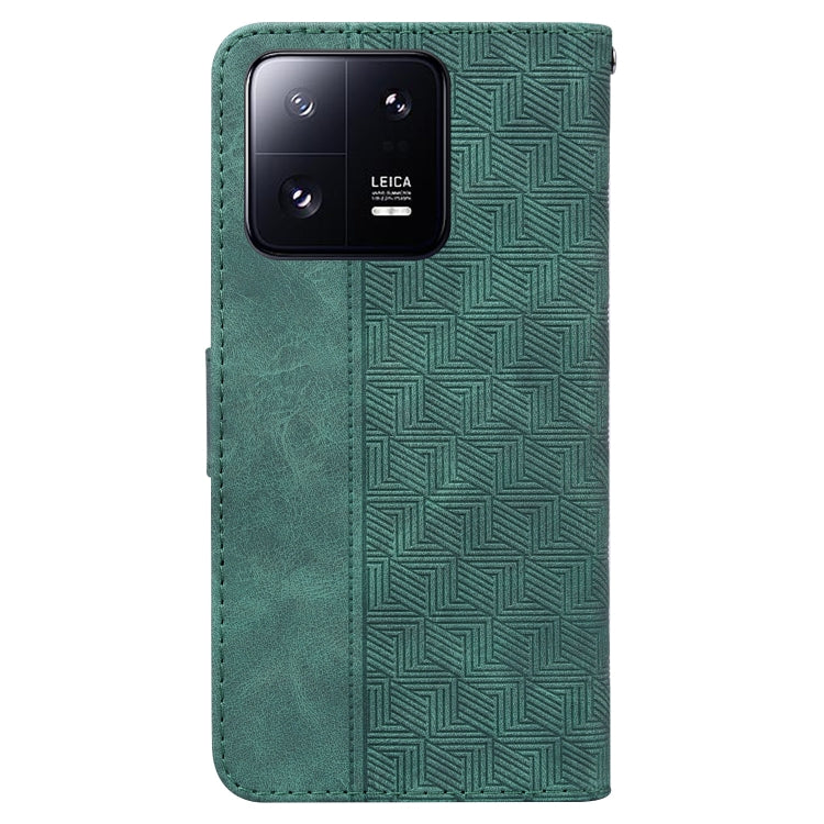 For Xiaomi 13 Pro Geometric Embossed Leather Phone Case