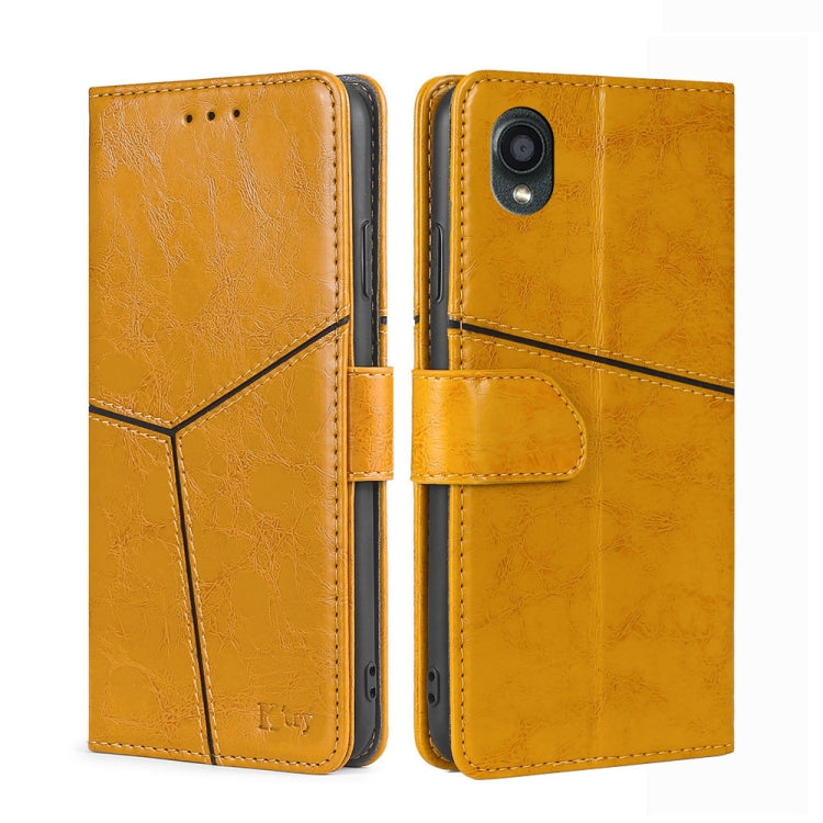 For Kyocera Digno BX2-Digno SX2-A101KC Geometric Stitching Horizontal Flip Leather Phone Case