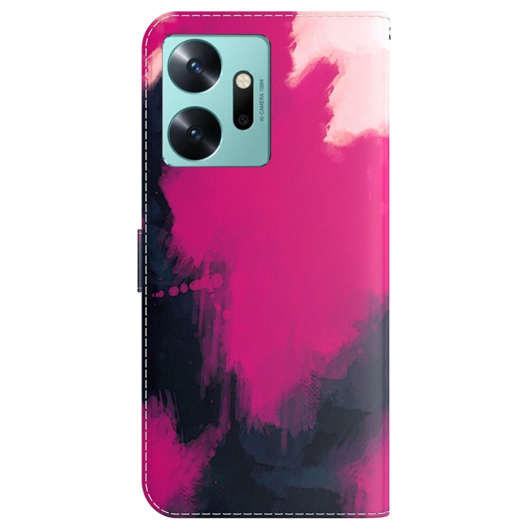 For Infinix Zero 20 Watercolor Pattern Flip Leather Phone Case