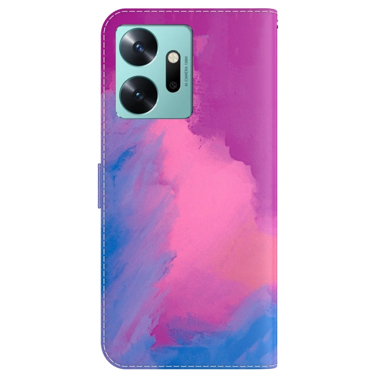For Infinix Zero 20 Watercolor Pattern Flip Leather Phone Case