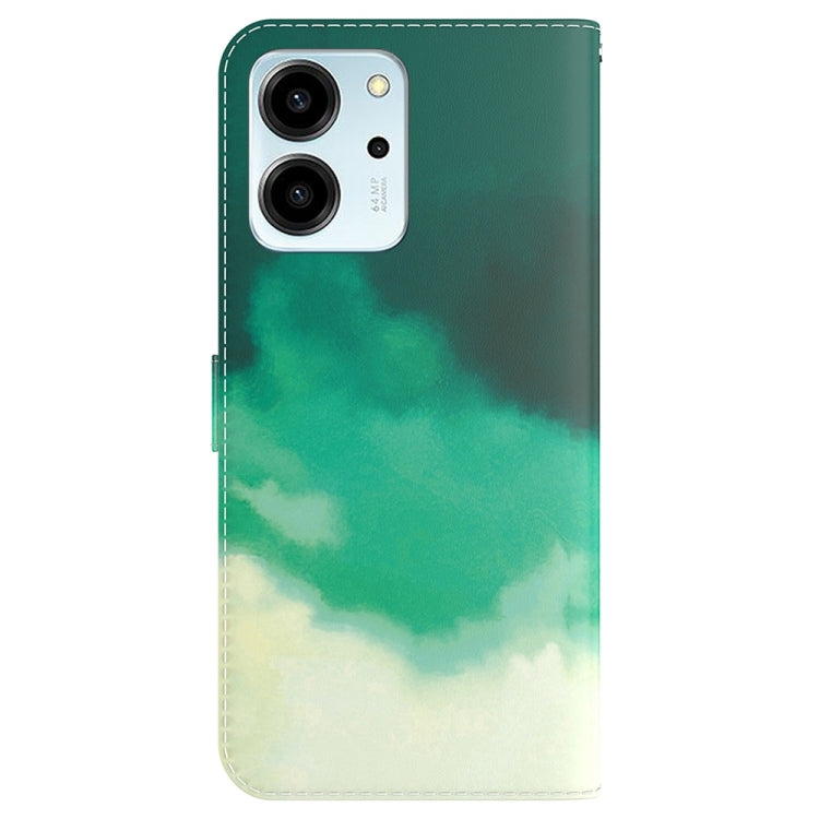 For Honor 80 SE Watercolor Pattern Flip Leather Phone Case