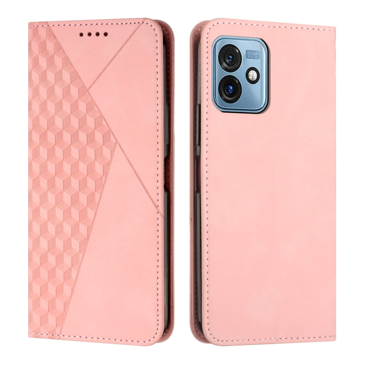 For Motorola Moto G 5G 2023 Diamond Pattern Splicing Skin Feel Magnetic Phone Case