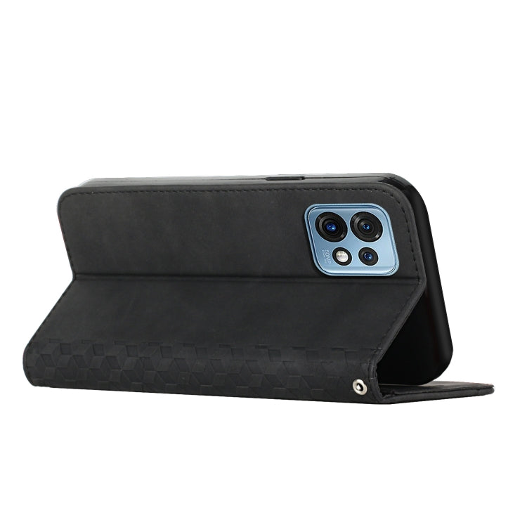 For Motorola Moto X40/X40 Pro/Edge+ 2023 Diamond Pattern Splicing Skin Feel Magnetic Phone Case