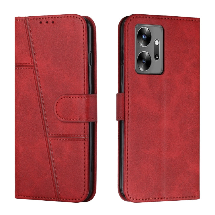 For Infinix Zero 20 Stitching Calf Texture Buckle Leather Phone Case