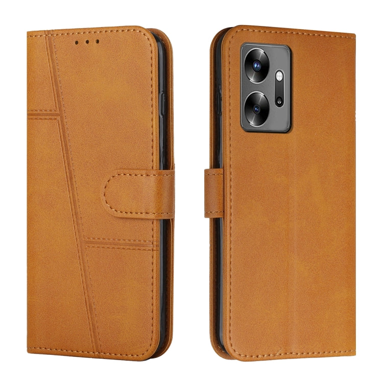 For Infinix Zero 20 Stitching Calf Texture Buckle Leather Phone Case