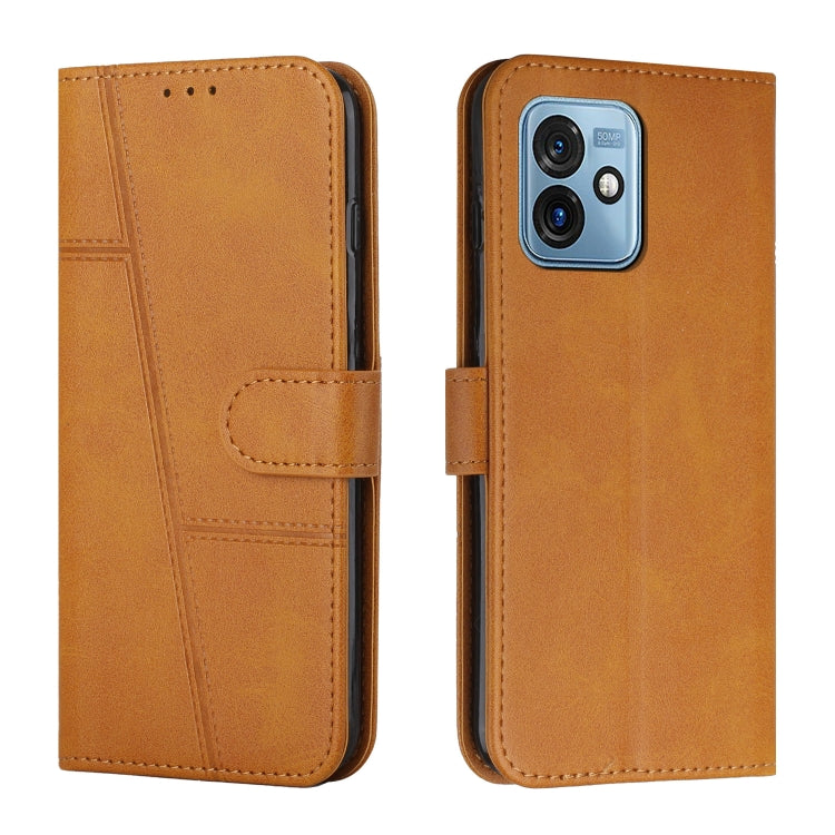 For Motorola Moto G 5G 2023 Stitching Calf Texture Buckle Leather Phone Case