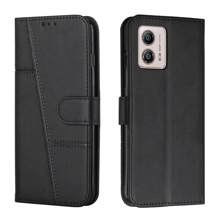 For Motorola Moto G53 5G/G13 4G/G23 4G Stitching Calf Texture Buckle Leather Phone Case