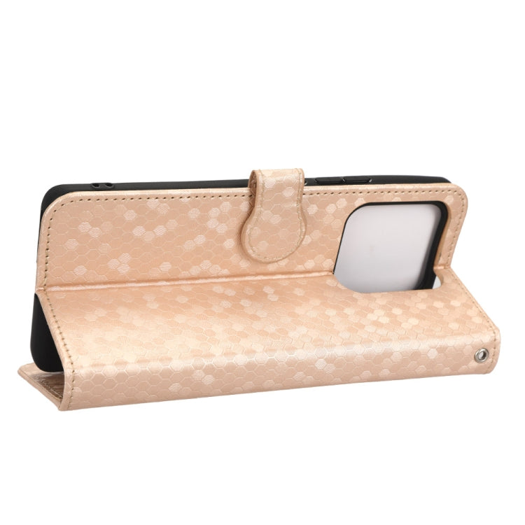 For Xiaomi 13 Honeycomb Dot Texture Leather Phone Case