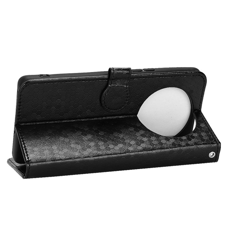 For Xiaomi 12 Ultra Honeycomb Dot Texture Leather Phone Case