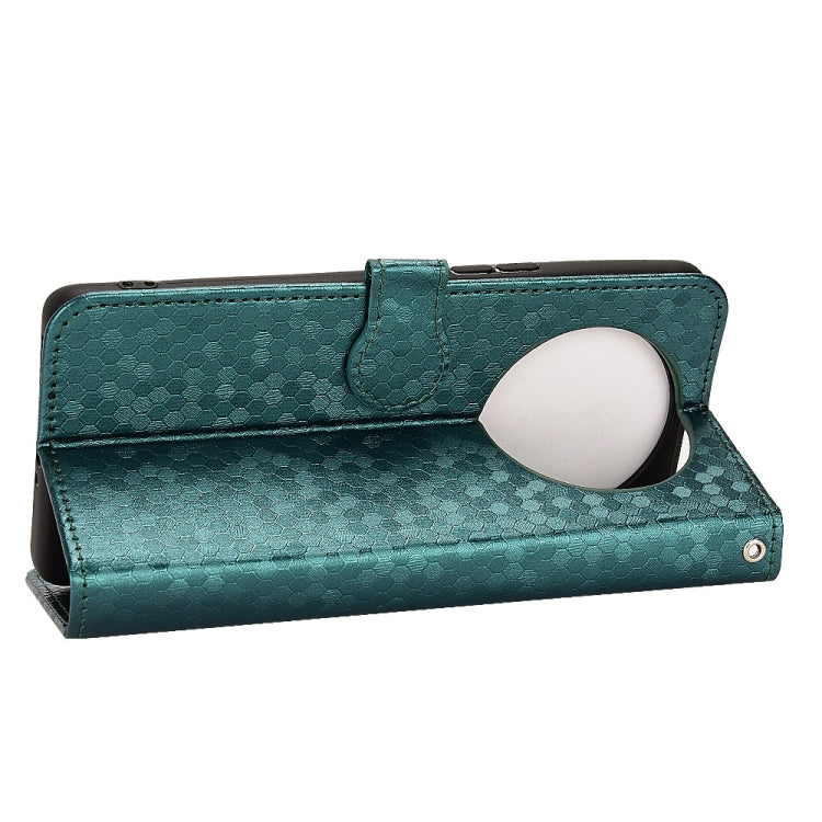 For Xiaomi 12 Ultra Honeycomb Dot Texture Leather Phone Case