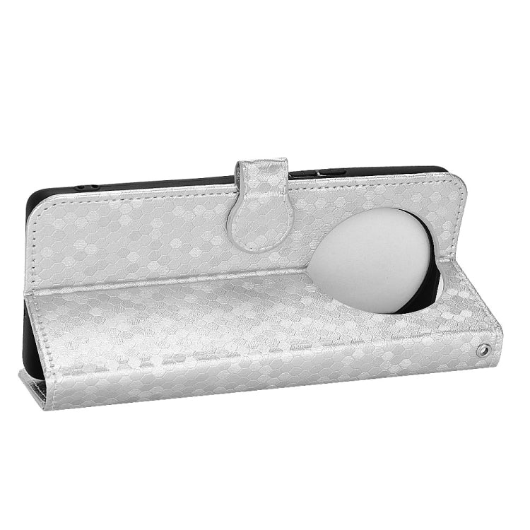 For Xiaomi 12 Ultra Honeycomb Dot Texture Leather Phone Case