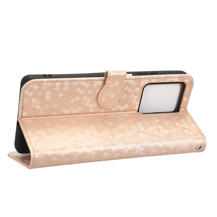 For Xiaomi Redmi Note 12 5G Honeycomb Dot Texture Leather Phone Case