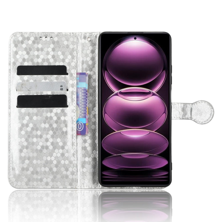 For Xiaomi Redmi Note12 Pro+ Honeycomb Dot Texture Leather Phone Case