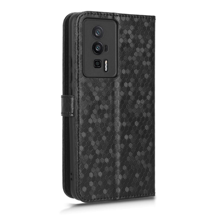 For Xiaomi Redmi K60 5G / K60 Pro / K60 Championship Edition Honeycomb Dot Texture Leather Phone Case