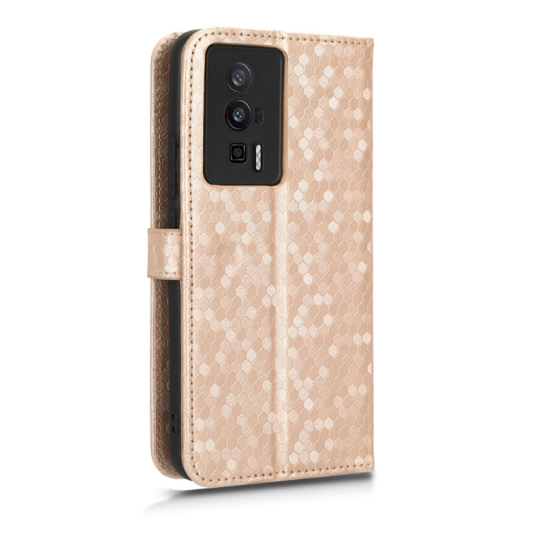 For Xiaomi Redmi K60 5G / K60 Pro / K60 Championship Edition Honeycomb Dot Texture Leather Phone Case