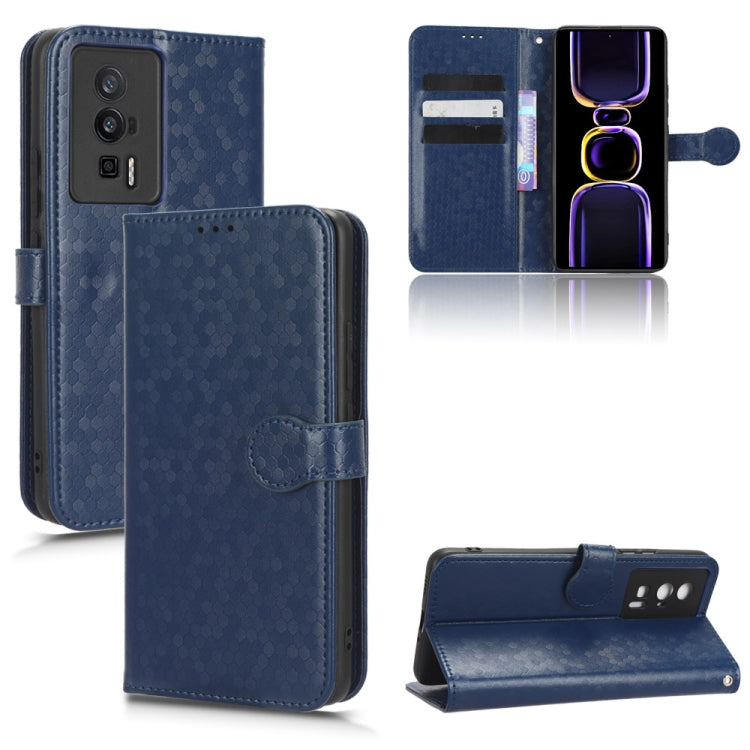 For Xiaomi Redmi K60 5G / K60 Pro / K60 Championship Edition Honeycomb Dot Texture Leather Phone Case