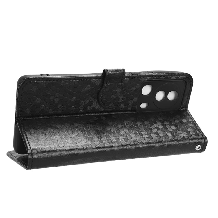 For Xiaomi 13 Lite / Civi 2 / 12 Lite NE Honeycomb Dot Texture Leather Phone Case