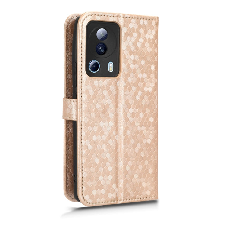 For Xiaomi 13 Lite / Civi 2 / 12 Lite NE Honeycomb Dot Texture Leather Phone Case