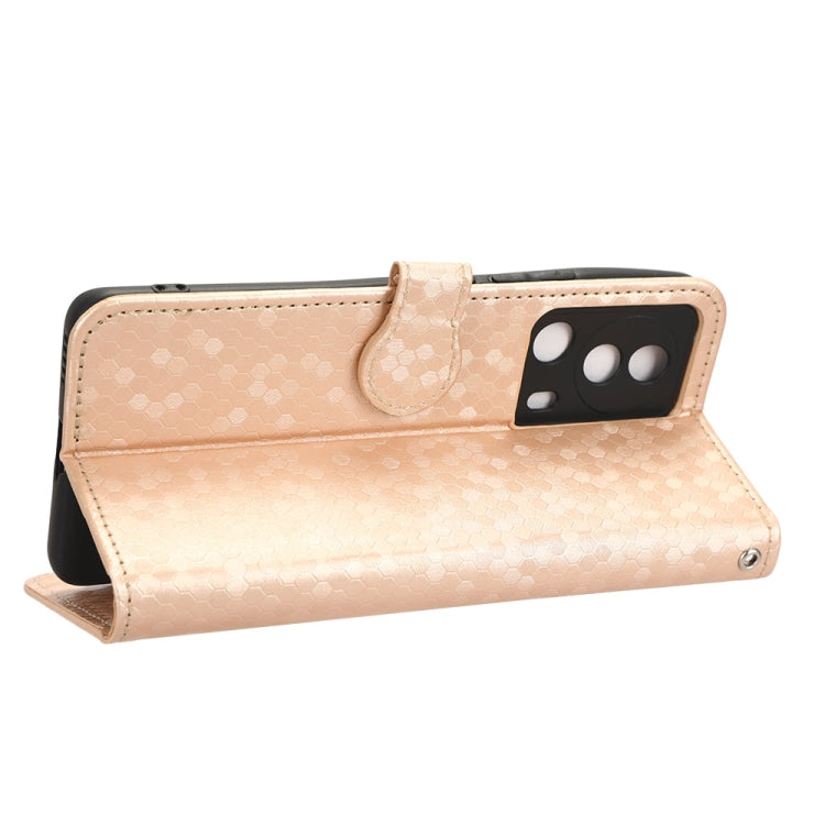 For Xiaomi 13 Lite / Civi 2 / 12 Lite NE Honeycomb Dot Texture Leather Phone Case