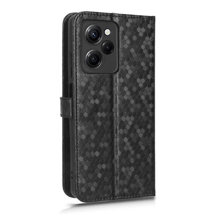 For Xiaomi Redmi Note 12 Pro Speed / Xiaomi Poco X5 Pro 5G Honeycomb Dot Texture Leather Phone Case