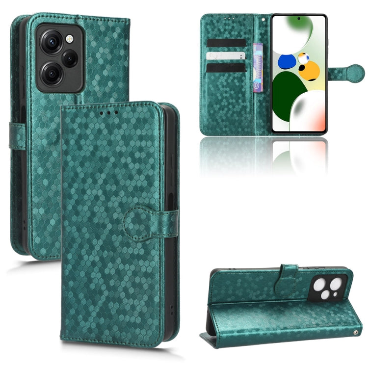 For Xiaomi Redmi Note 12 Pro Speed / Xiaomi Poco X5 Pro 5G Honeycomb Dot Texture Leather Phone Case