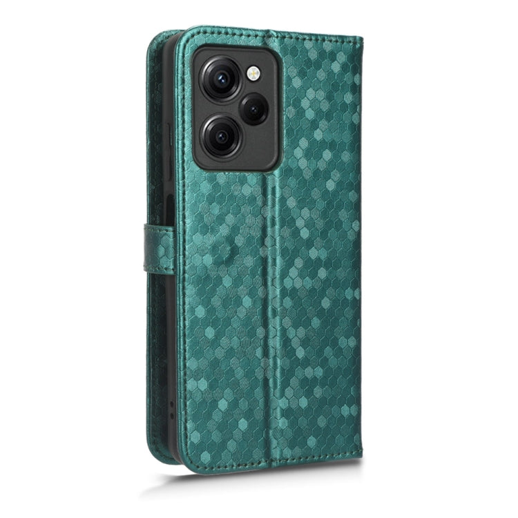 For Xiaomi Redmi Note 12 Pro Speed / Xiaomi Poco X5 Pro 5G Honeycomb Dot Texture Leather Phone Case