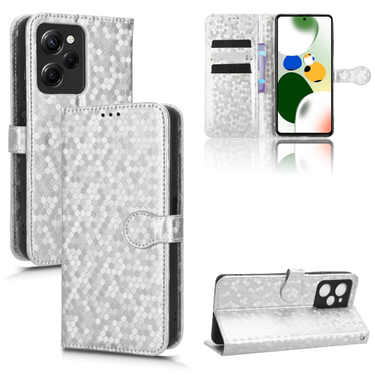 For Xiaomi Redmi Note 12 Pro Speed / Xiaomi Poco X5 Pro 5G Honeycomb Dot Texture Leather Phone Case