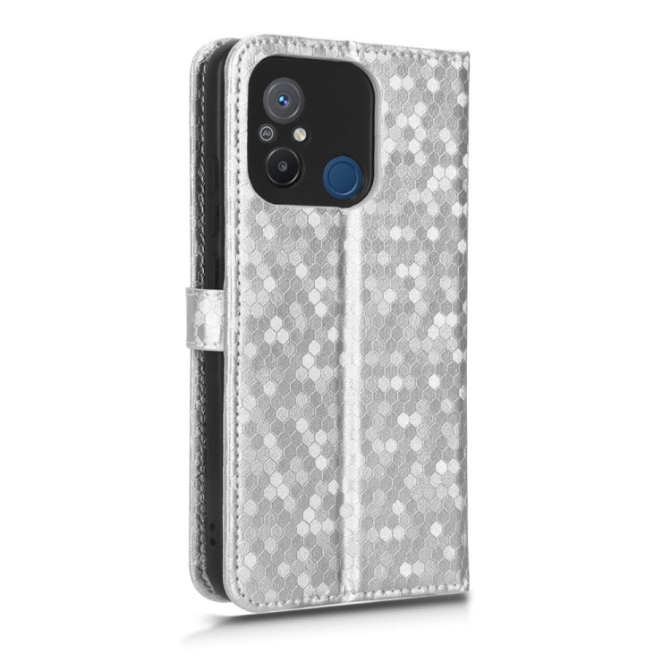 For Xiaomi Redmi 12C / Redmi 11A 4G Global Honeycomb Dot Texture Leather Phone Case