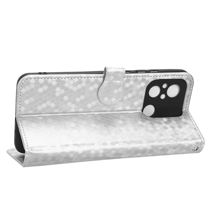 For Xiaomi Redmi 12C / Redmi 11A 4G Global Honeycomb Dot Texture Leather Phone Case